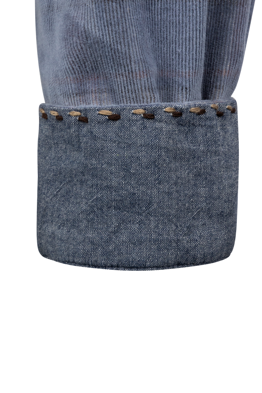 True Grit Button-Front Shirt - Denim