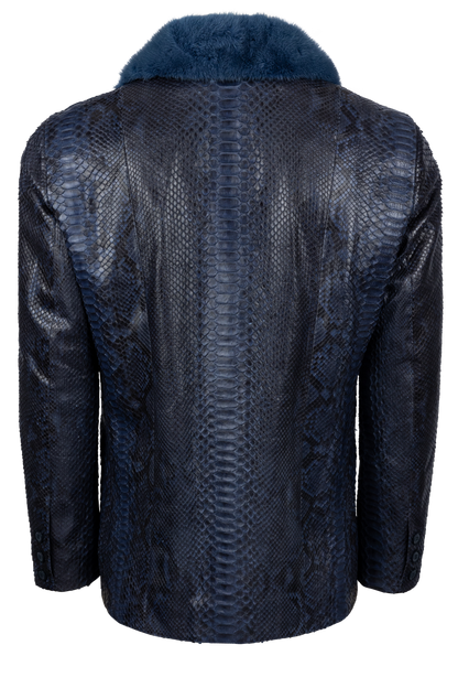 Pinto Ranch Blue Python Blazer Coat