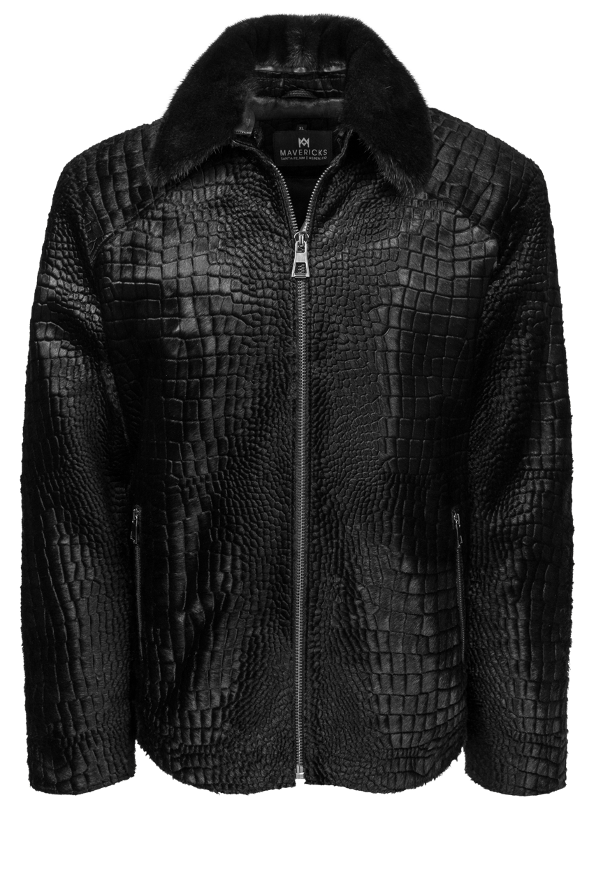 Pinto Ranch Embossed Cavallino Jacket