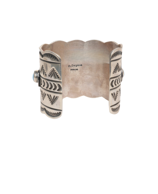 Chunky Golden Hills Turquoise Bracelet