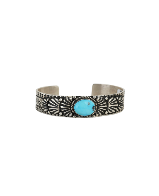 Sterling Silver Sleeping Beauty Cuff by Jo Willie