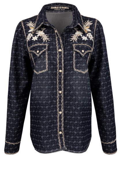 Double D Ranch Sacking Cloth Blouse