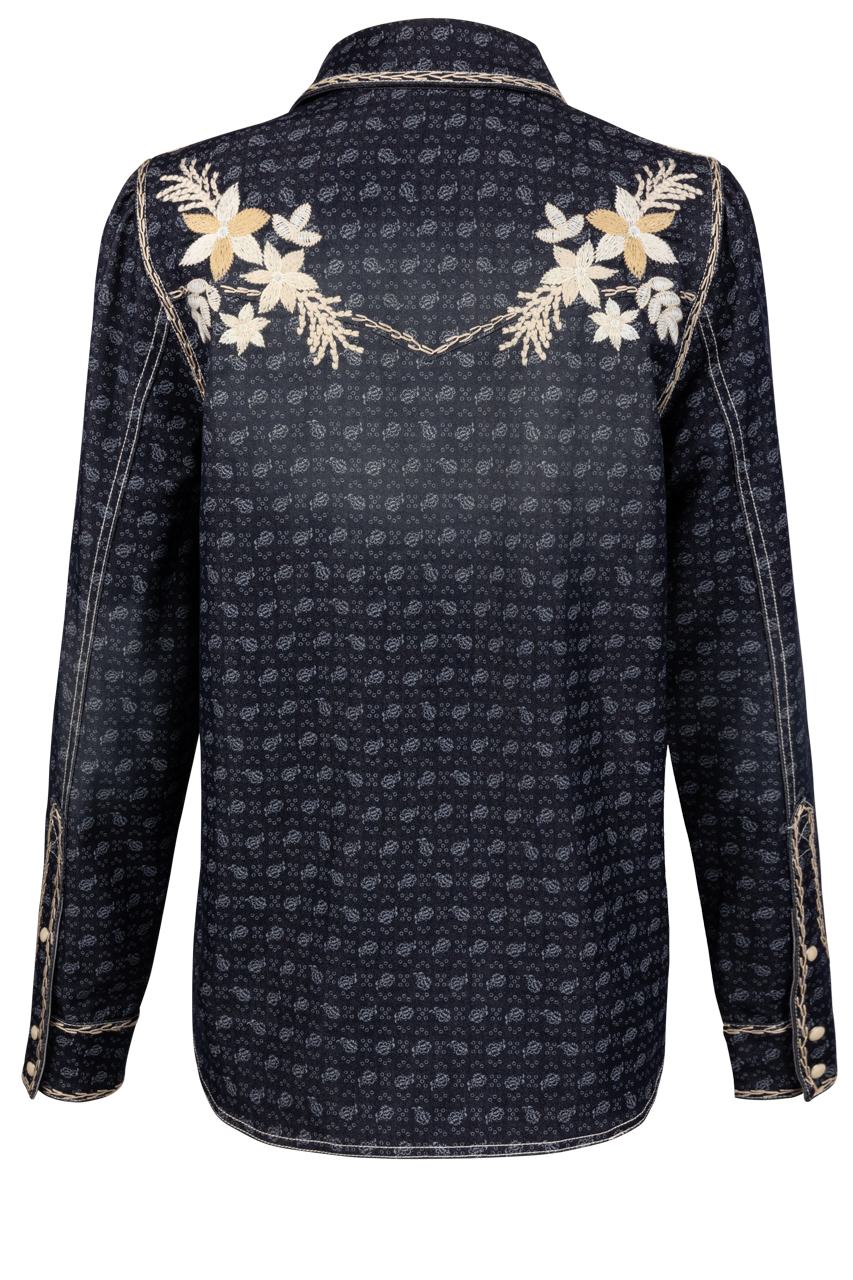 Double D Ranch Sacking Cloth Blouse