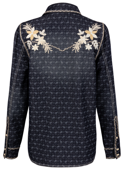 Double D Ranch Sacking Cloth Blouse