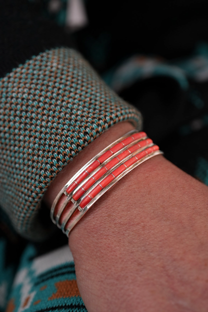 Navajo Coral Bracelet