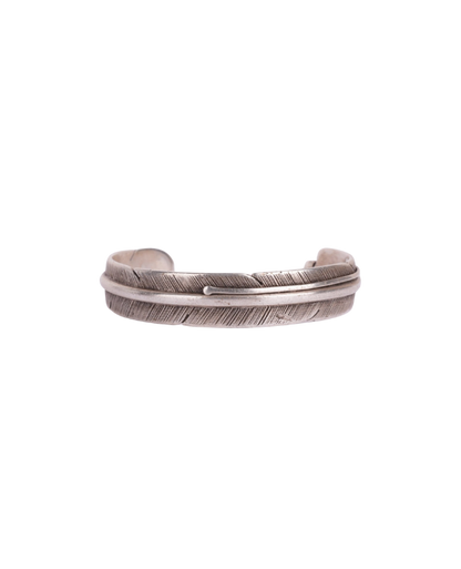 Sterling Silver Feather Cuff Bracelet