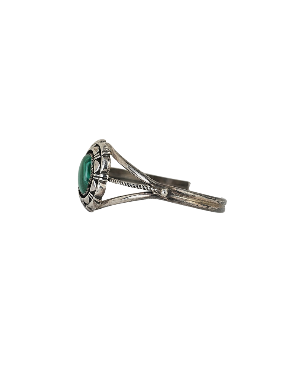 Silver Malachite Cuff