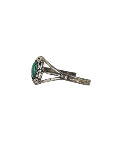 Silver Malachite Cuff