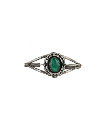 Silver Malachite Cuff