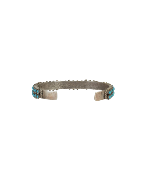 Sterling Sliver Cuff with Sleeping Beauty Turquoise by SB
