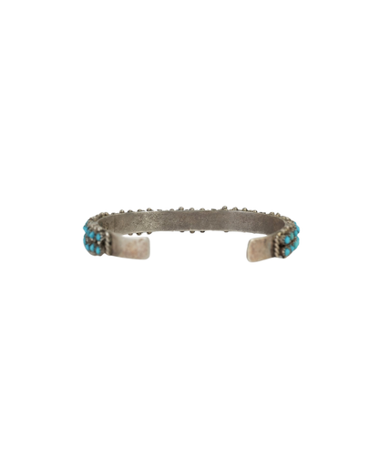 Sterling Sliver Cuff with Sleeping Beauty Turquoise by SB