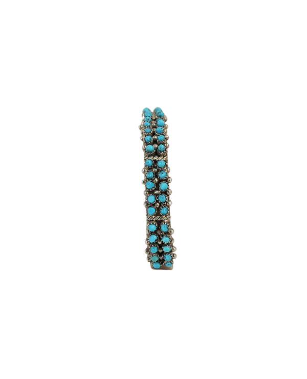 Sterling Sliver Cuff with Sleeping Beauty Turquoise by SB