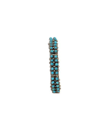 Sterling Sliver Cuff with Sleeping Beauty Turquoise by SB