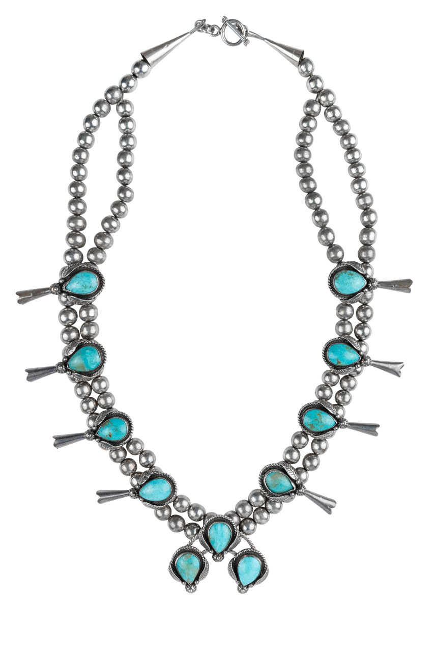 Multi-Turquoise Stone Necklace
