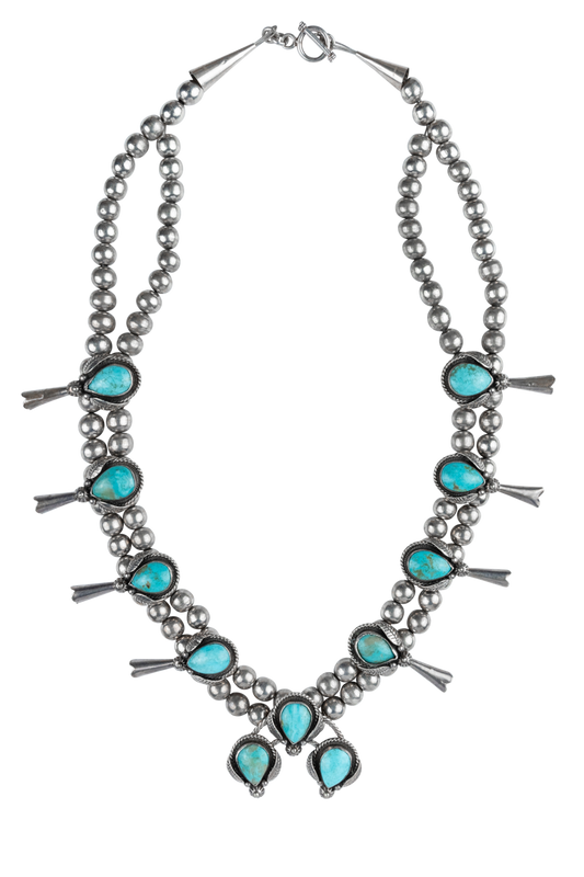Multi-Turquoise Stone Necklace