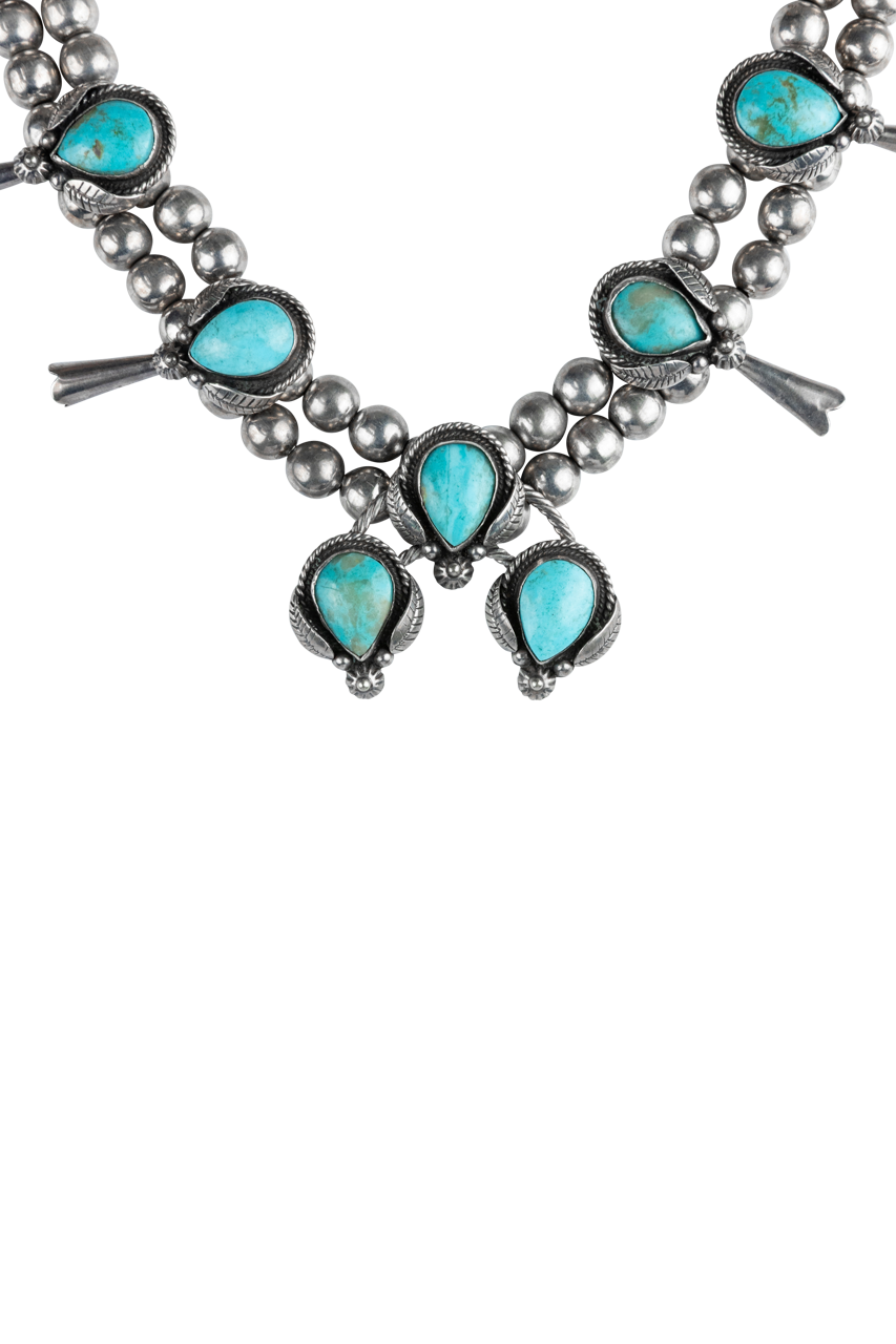Multi-Turquoise Stone Necklace