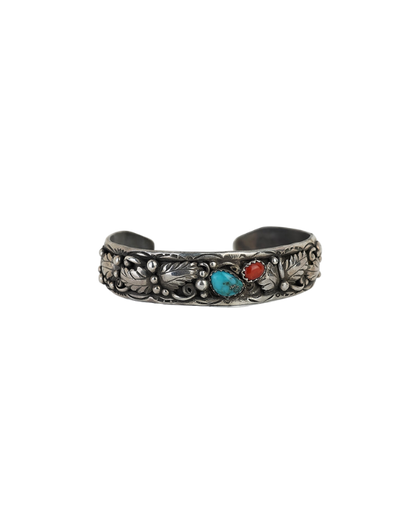 Coral and Turquoise Bracelet