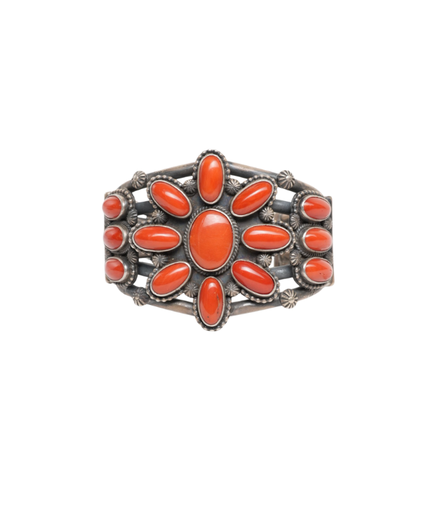 Navajo Chunky Coral Bracelet