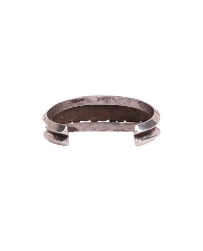 Engraved Stone Cuff Bracelet