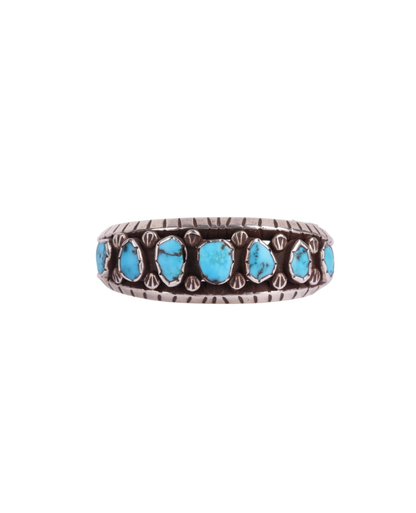 Engraved Stone Cuff Bracelet