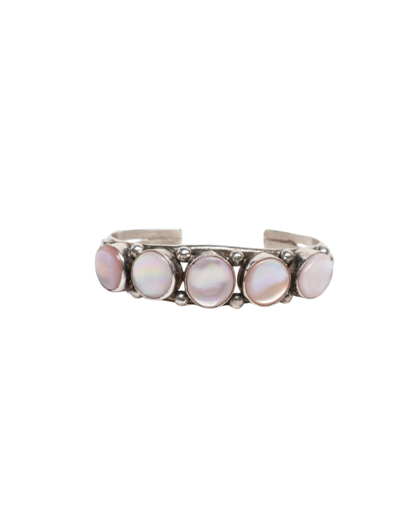 Pink Mother of Pearl Cuff Bracelet