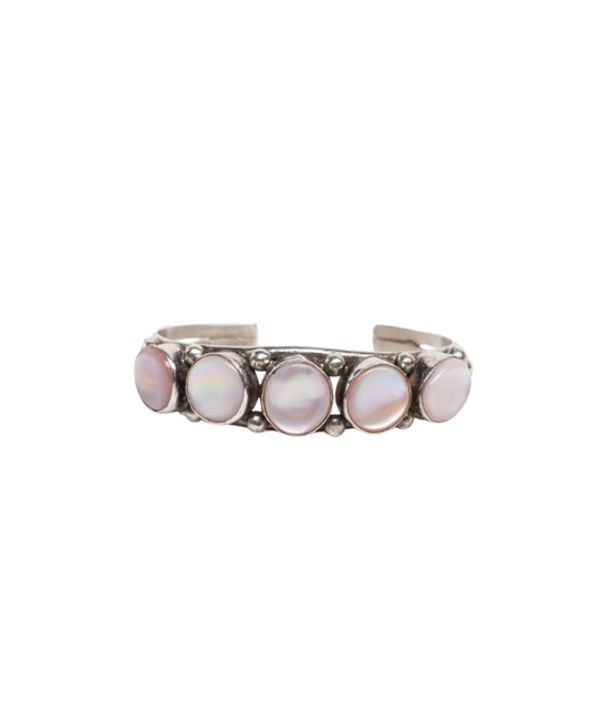 Pink Mother of Pearl Cuff Bracelet