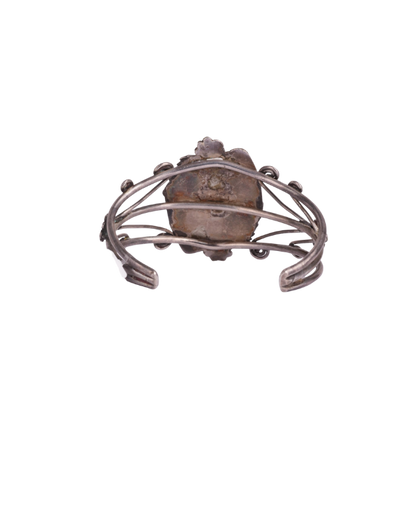 Engraved Turquoise Stone Bracelet