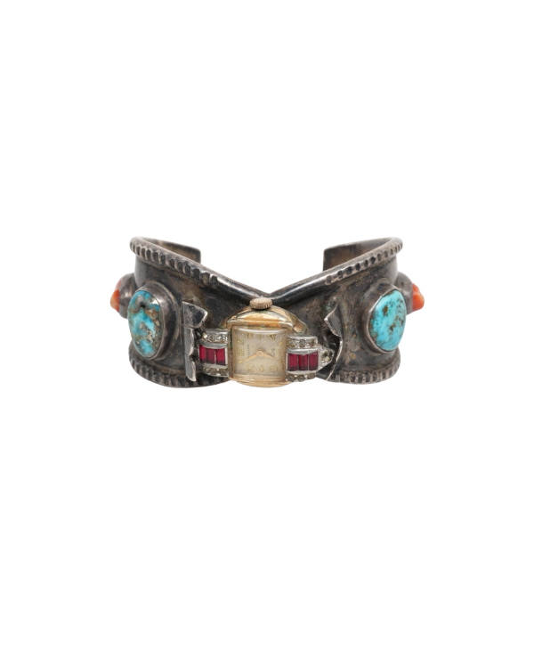 Multi-Stone Watch Bracelet