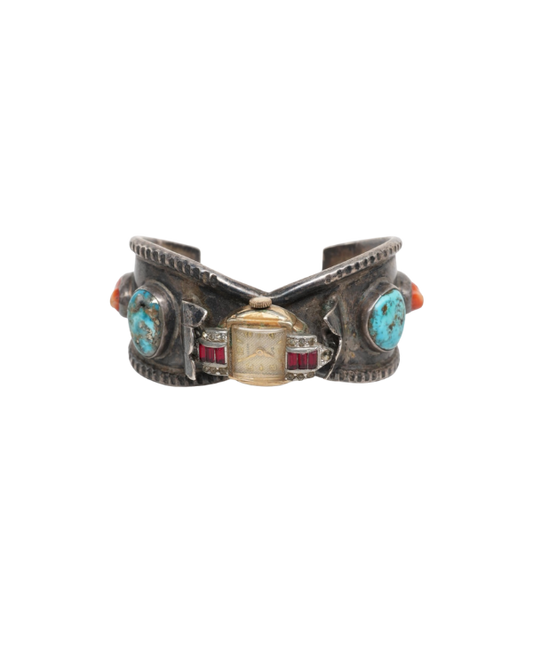 Multi-Stone Watch Bracelet