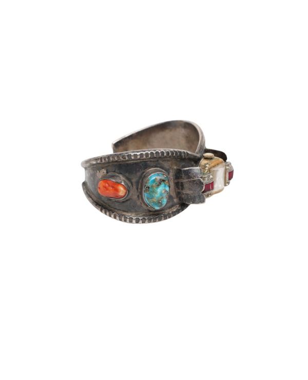 Multi-Stone Watch Bracelet