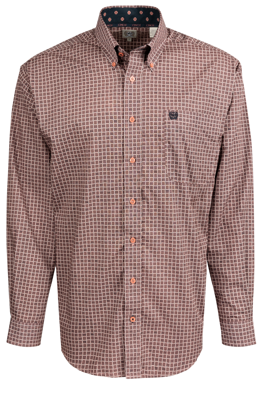 Cinch Button-Front Shirt - Pink