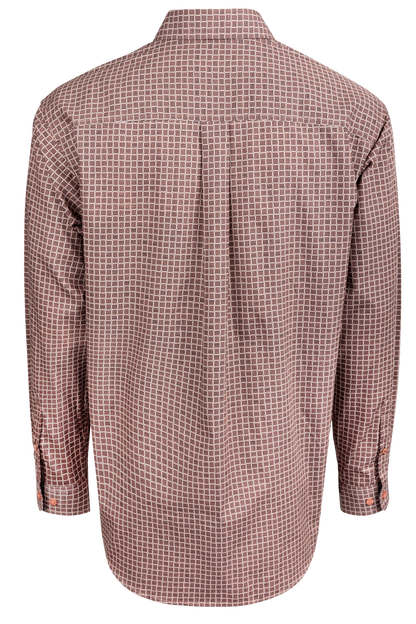 Cinch Button-Front Shirt - Pink
