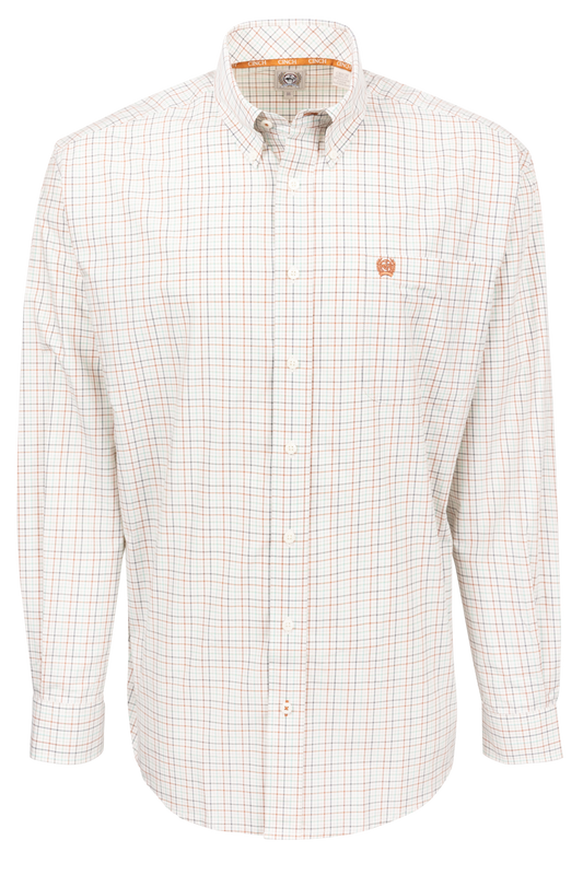 Cinch Button-Front Shirt - Cream