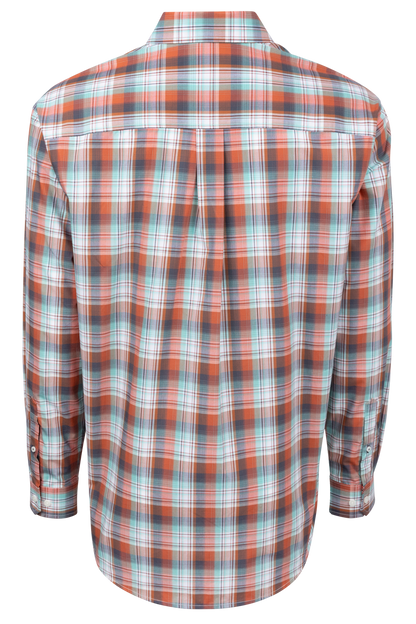 Cinch Plaid Button-Front Shirt - Multi
