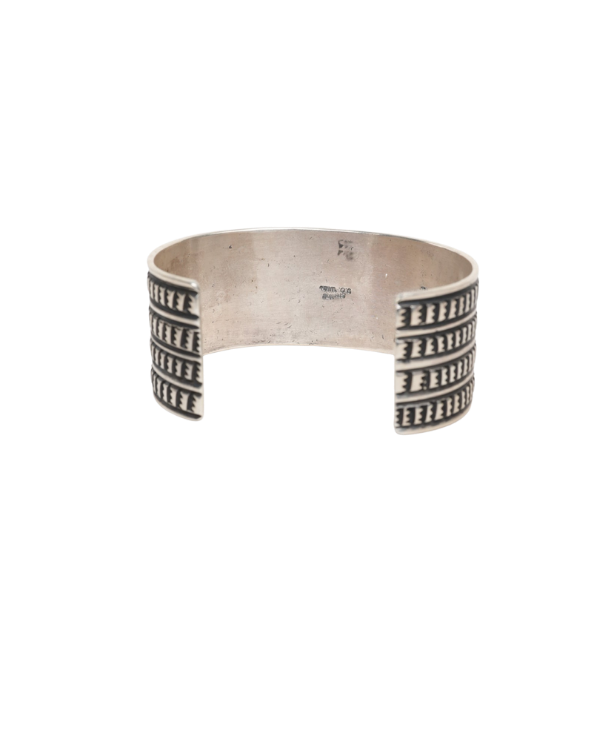 Silver and Turquoise Eagle Cuff Bracelet