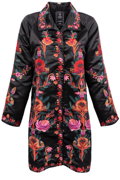 Johnny Was Ajowan Embroidered Coat