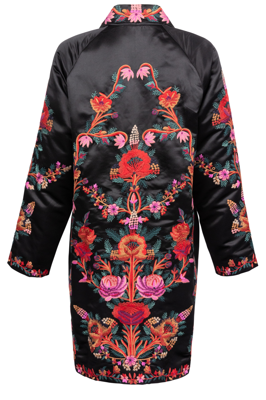 Johnny Was Ajowan Embroidered Coat