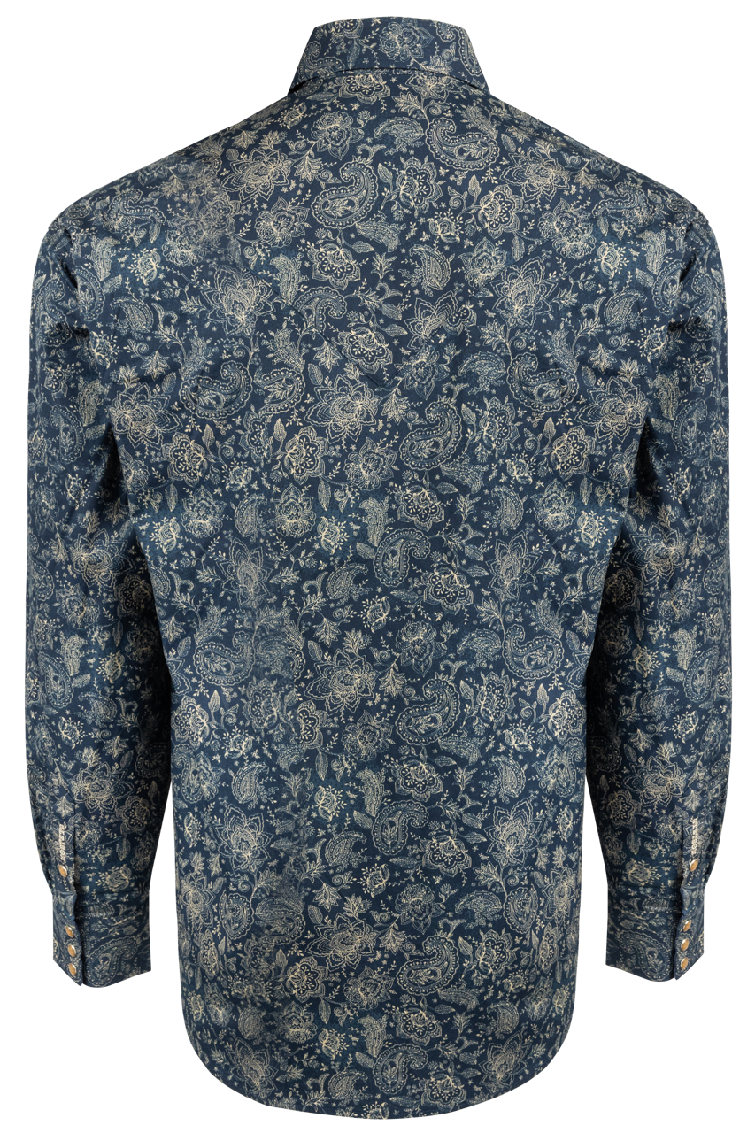 Stetson Men's Snap Front Shirt - Midnight Sky