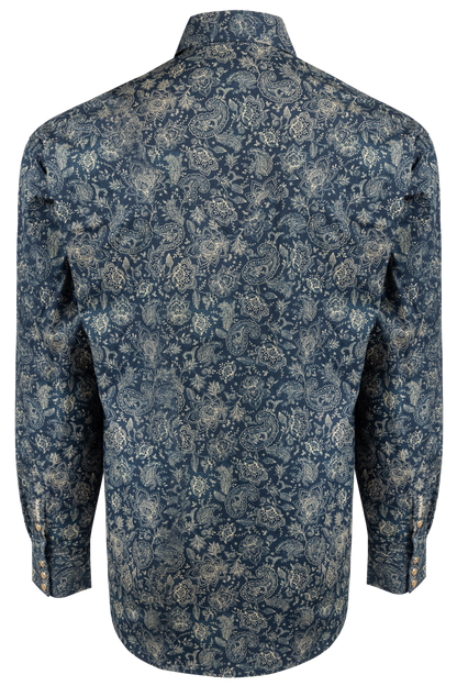 Stetson Men's Snap Front Shirt - Midnight Sky