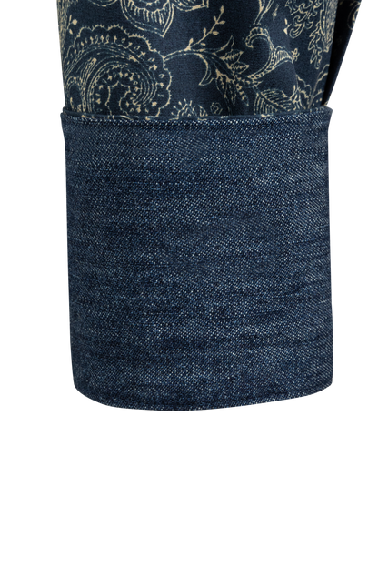 Stetson Men's Snap Front Shirt - Midnight Sky