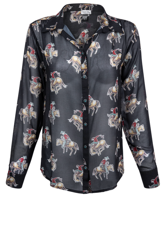 Tasha Polizzi Cora Rider Printed Blouse