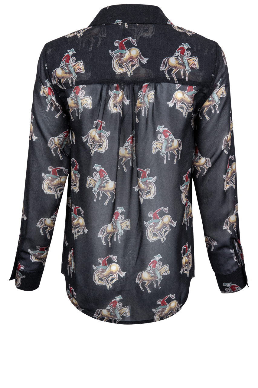 Tasha Polizzi Cora Rider Printed Blouse