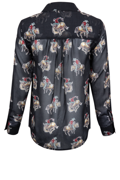 Tasha Polizzi Cora Rider Printed Blouse