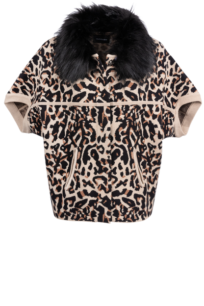 Dolce Cabo Faux Fur Cardigan - Multi Colored