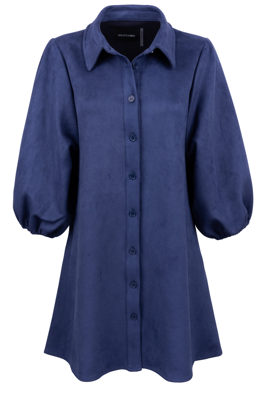 Dolce Cabo Faux Suede Shirt Dress