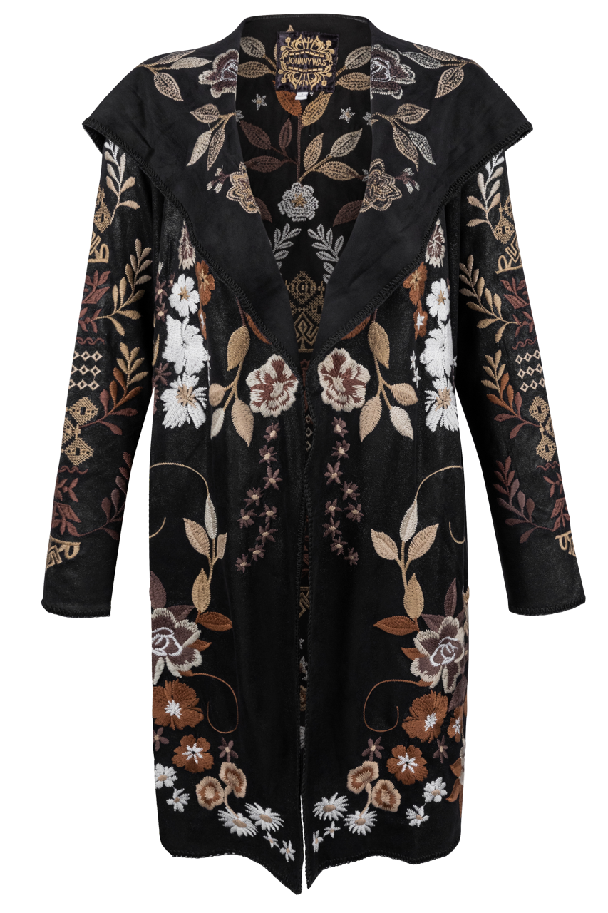 Johnny Was Biya Metallic Duster