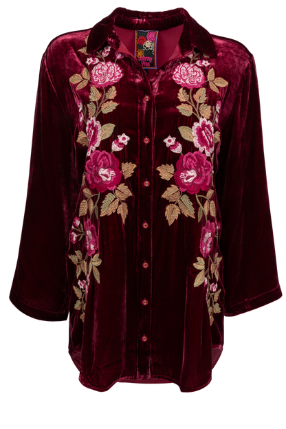 Johnny Was Kimono Sleeve Shirt