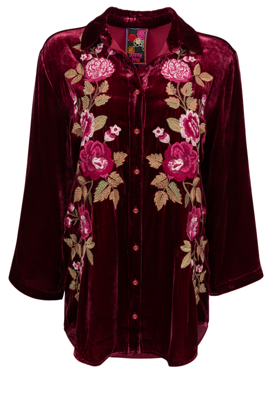 Johnny Was Kimono Sleeve Shirt