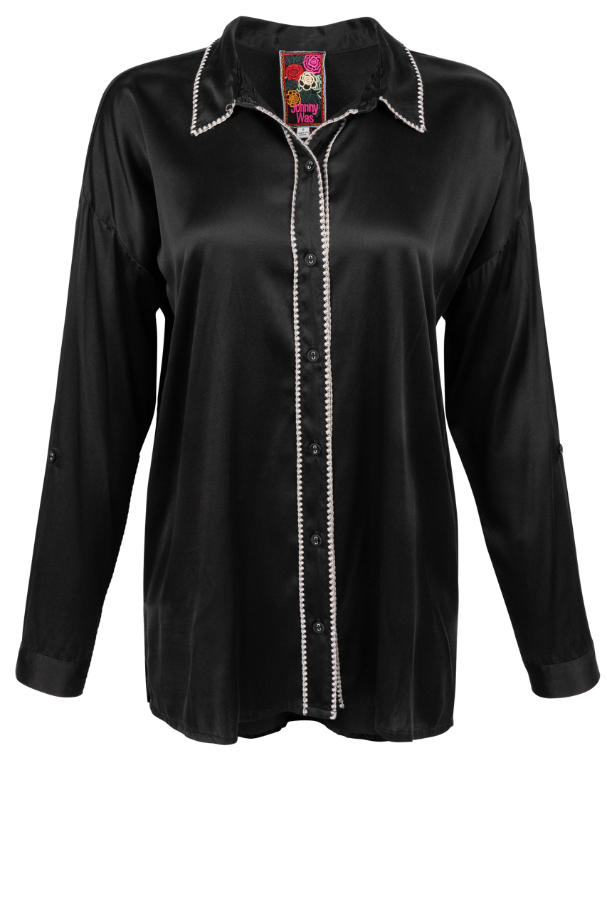 Johnny Was Audrey Collar Blouse