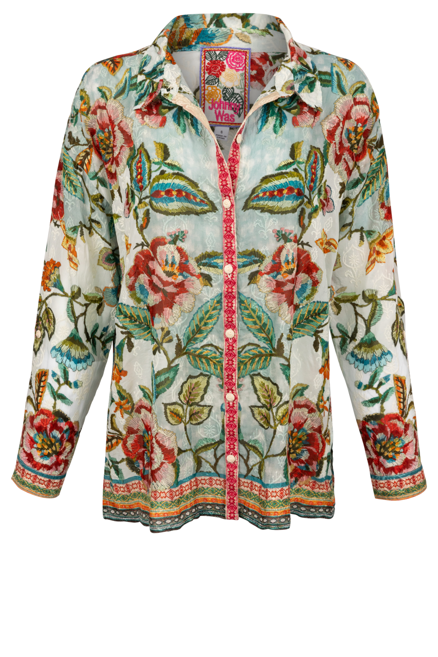 Johnny Was Audrey Button Up Shirt